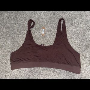 Skims brand new , brown sleep bra, 3X